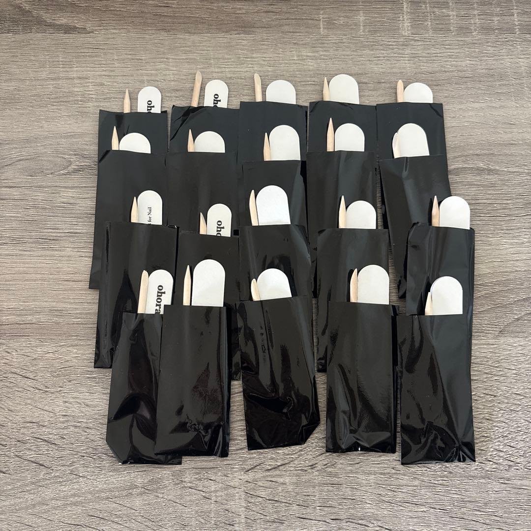 [New] Ohora Mini File & Mini Wood Stick Set (20 pieces)