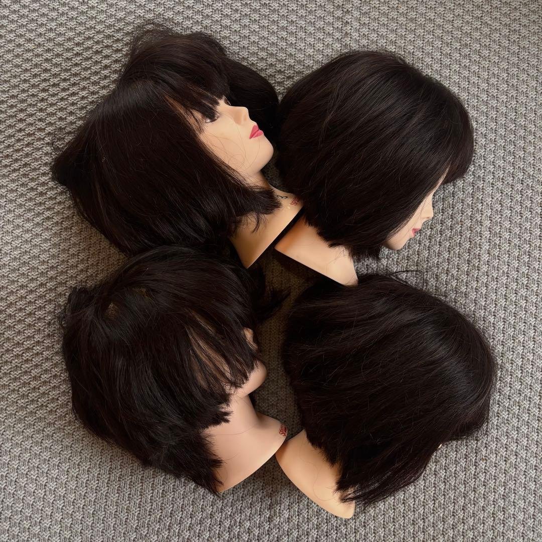 SPILO 4-Piece Practice Wig - Used for Cutting