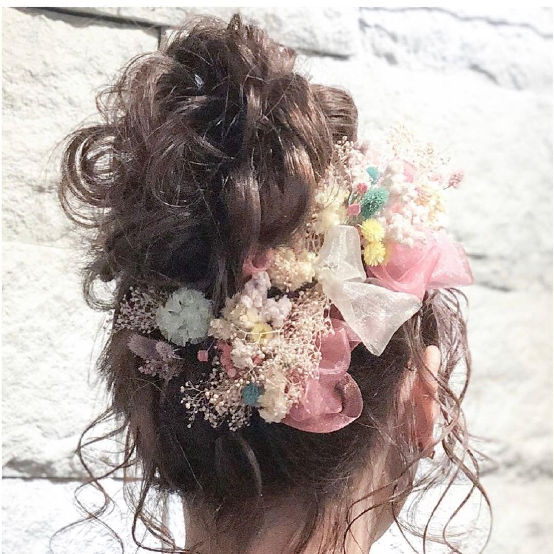 Hair Extension, Clip-in Hair Extension, Scrunchie Type, Natural Brown ★One Piece★