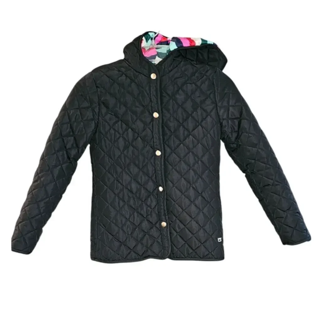 Crown and Ivy Quilted Puffer Hooded Jacket Coat Large Crown & Ivy L Girls Kids
