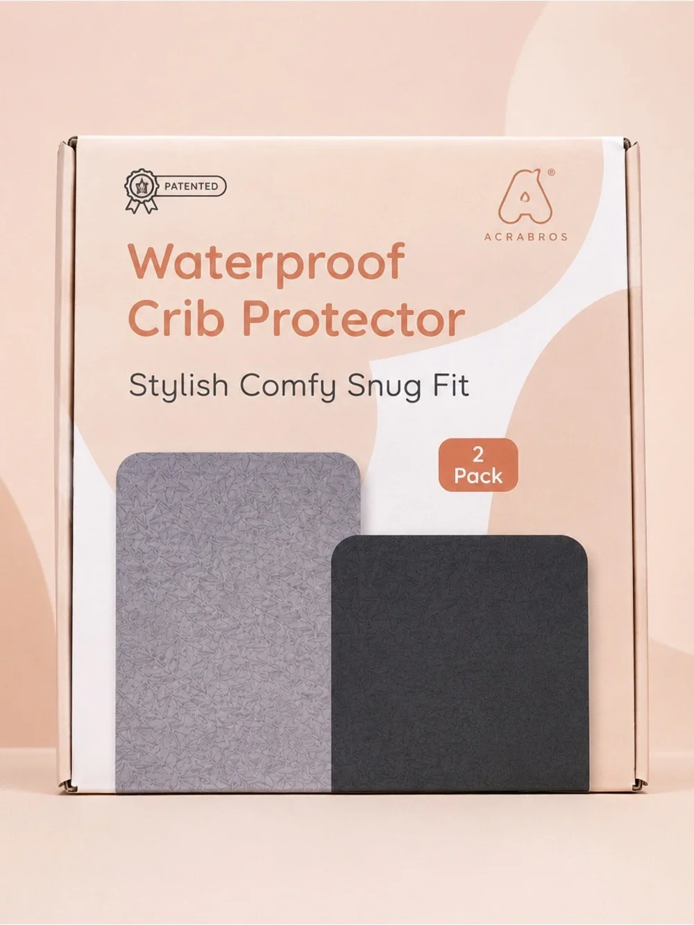 Baby Crib Mattress Protector 2 Pack – Ultra Soft & Waterproof