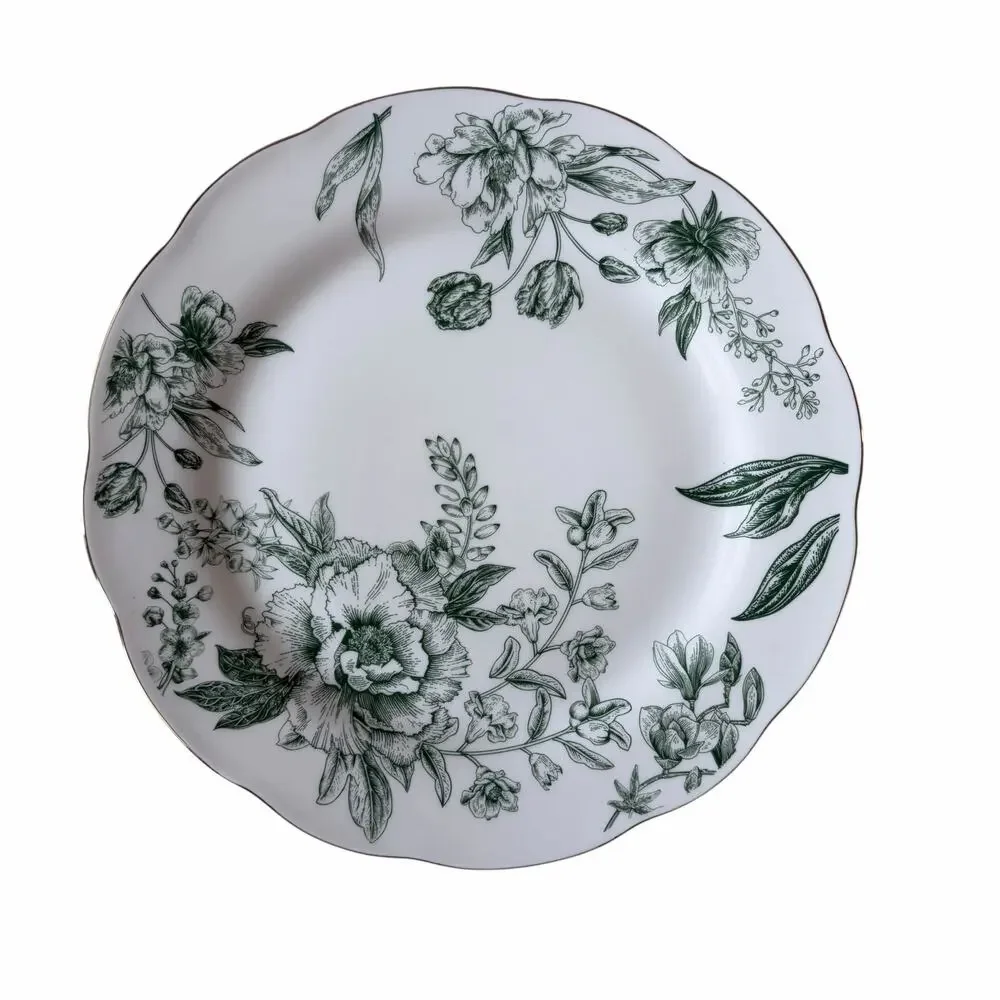 Medici green floral