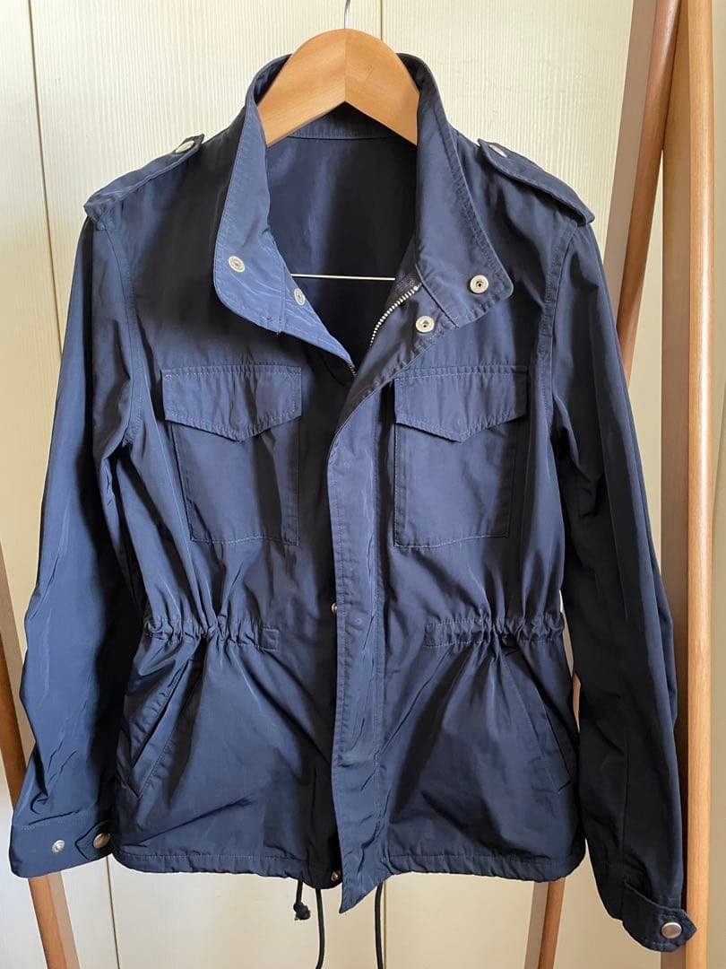 GREEN LABEL RELAXING Navy Military Jacket 38