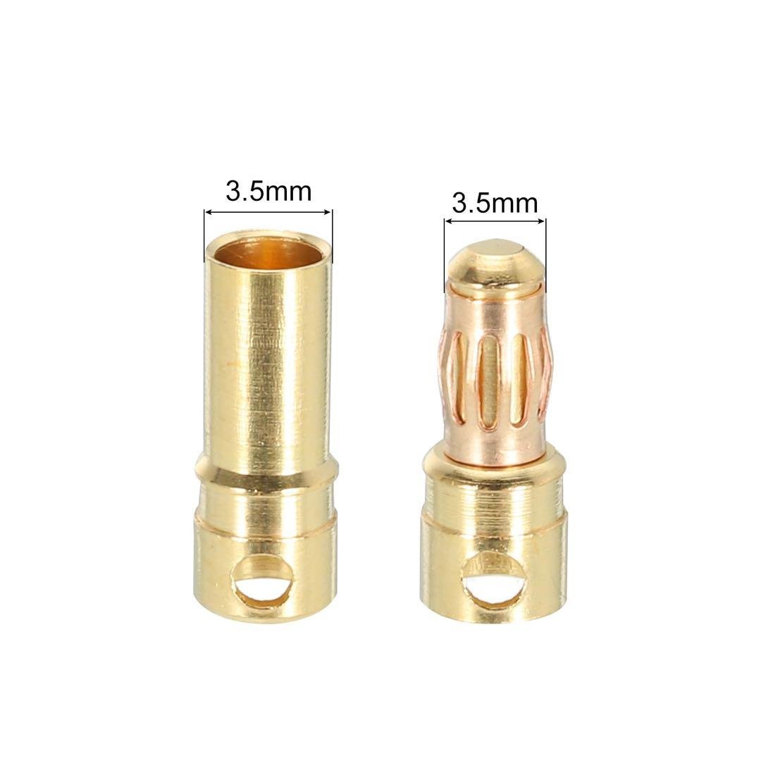 Banana Plug Connector 3.5mm Male Female for Speaker Electric Motor
