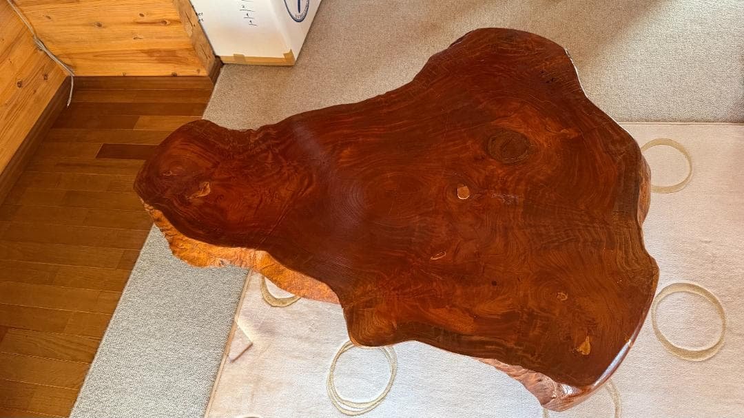 Price reduced! Large natural wood low table